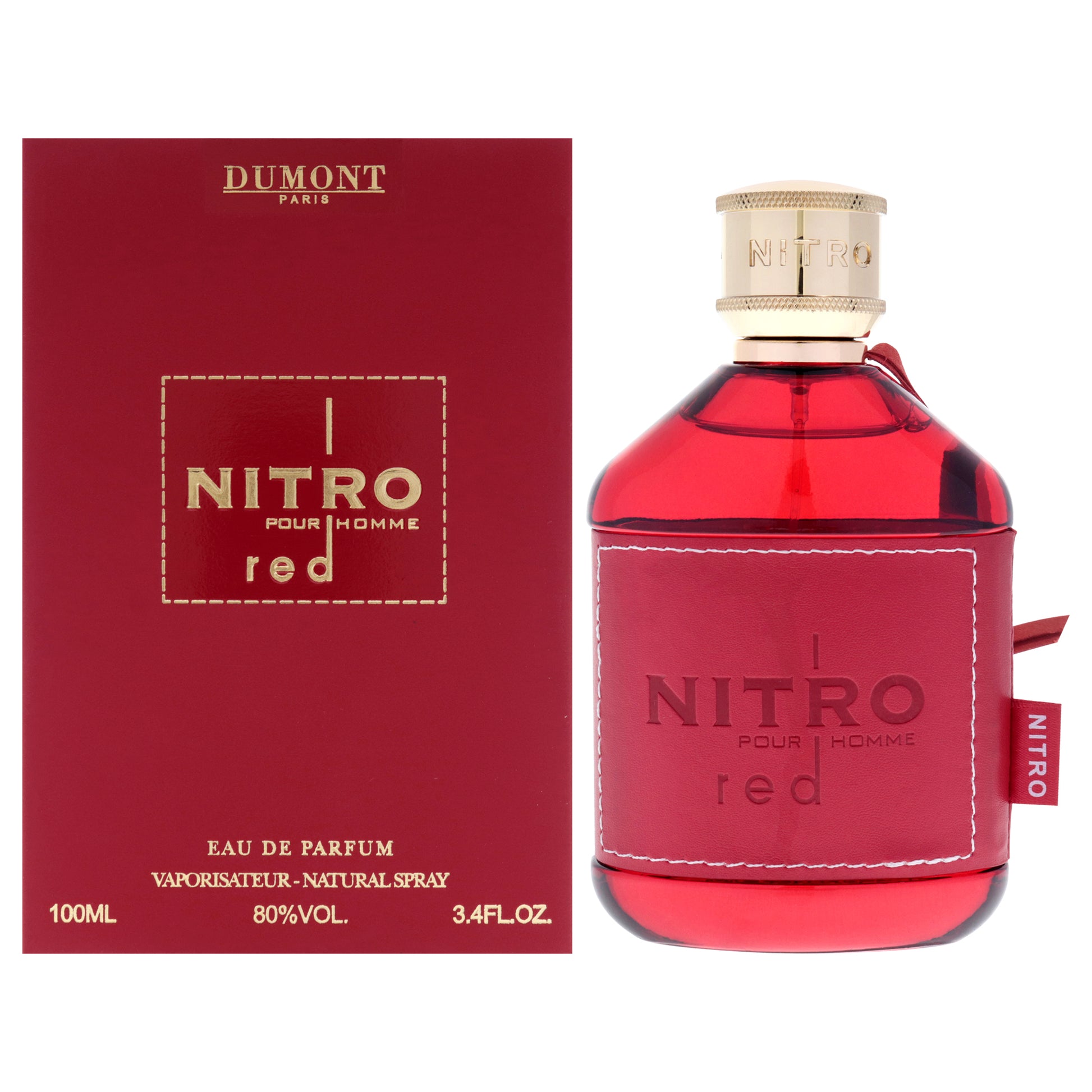 Nitro Red by Dumont for Men - 3.4 oz EDP Spray