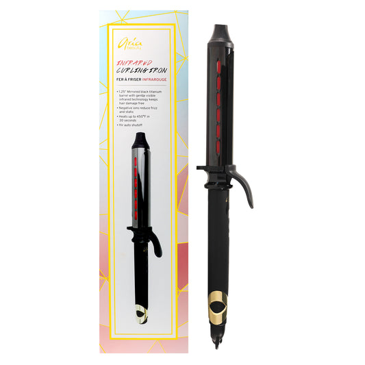 Infrared Curling Iron - Black 1.25 Inch Curling Iron