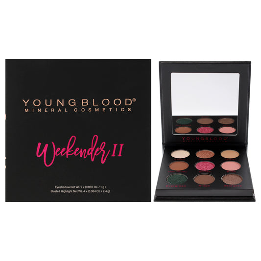 Palette - Weekender II by Youngblood for Women - 0.65 oz Makeup