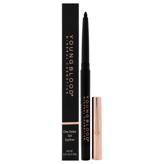 One-Swipe Gel Eyeliner - Caviar by Youngblood for Women - 0.01 oz Eyeliner
