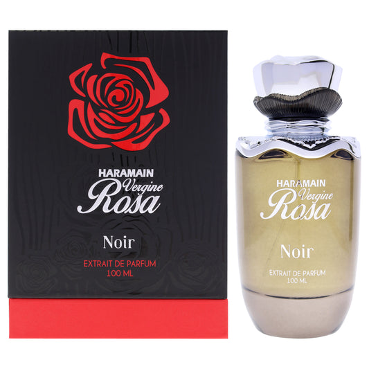 Vergine Rosa - Noir by Al Haramain for Women - 3.33 oz Extrait De Parfum Spray