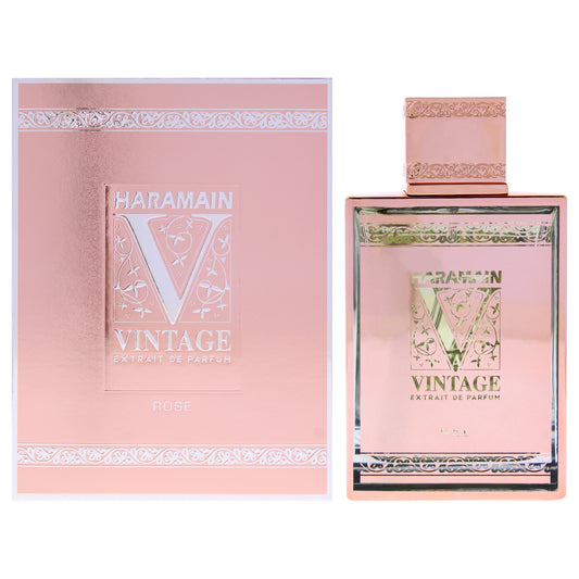 Vintage - Rose by Al Haramain for Unisex - 3.33 oz Extrait De Parfum Spray