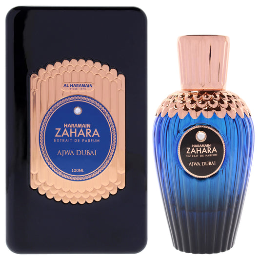 Zahara - Ajwa Dubai by Al Haramain for Unisex - 3.33 oz Extrait De Parfum Spray