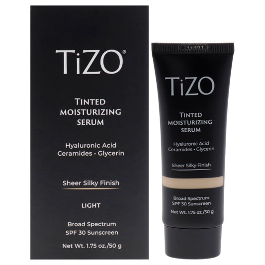 Tinted Moisturizing Serum SPF 30 - Light by Tizo for Women - 1.75 oz Serum