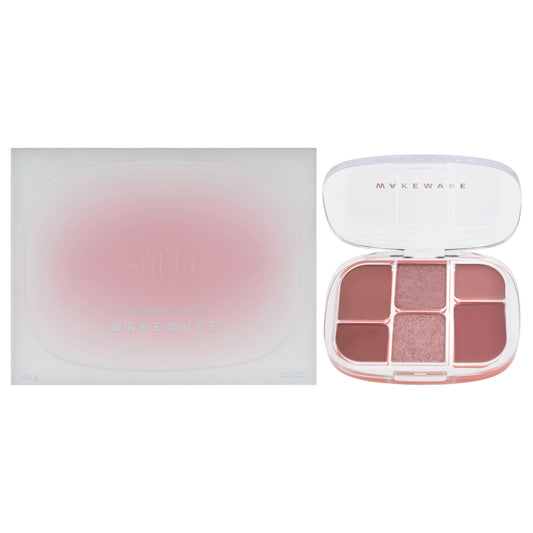 Soft Sheer Multi Palette - 02 Lasy Rose by Wakemake for Women - 0.22 oz Makeup