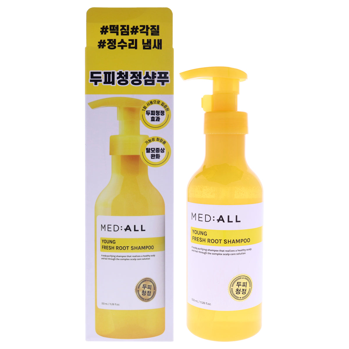 Young Fresh Root Shampoo by Med:All for Unisex - 11.26 oz Shampoo