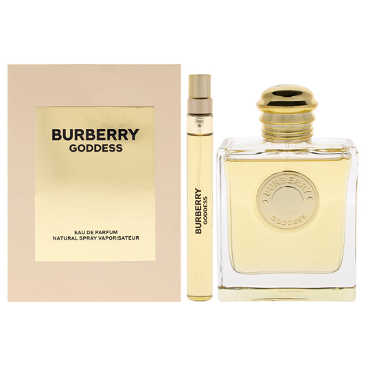 Burberry Goddess by Burberry for Women - 2 Pc Gift Set 3.3oz EDP Spray, 0.33oz EDP Spray (Mini)