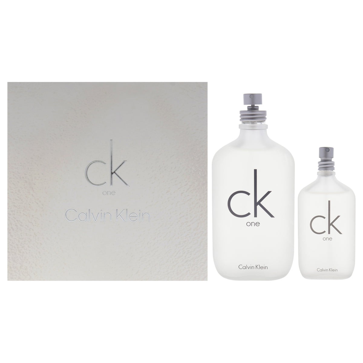 CK One by Calvin Klein for Men - 2 Pc Gift Set 6.7oz EDT Spray, 1.6oz EDT Spray