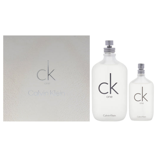 CK One by Calvin Klein for Men - 2 Pc Gift Set 6.7oz EDT Spray, 1.6oz EDT Spray