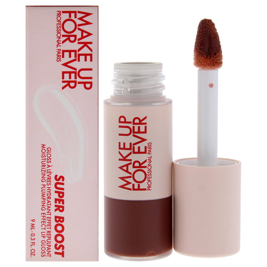 Super Boost Lip Gloss - 05 Anywhere Caffeine by Make Up For Ever for Women - 0.3 oz Lip Gloss