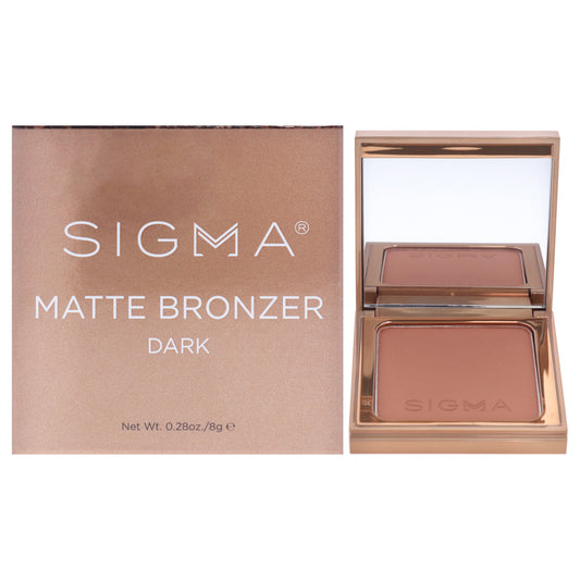 Matte Bronzer - Dark by SIGMA for Women - 0.28 oz Bronzer