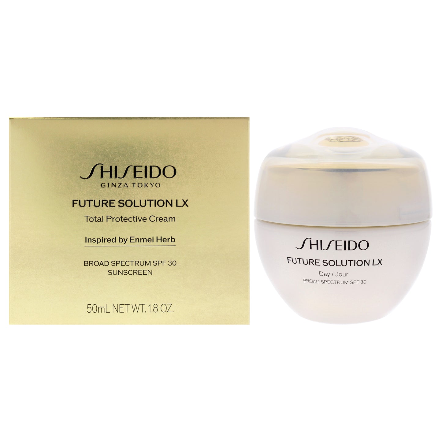 Future Solution LX Total Protective Cream SPF 30 by Shiseido for Women - 1.8 oz Cream