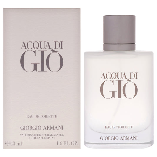 Acqua Di Gio by Giorgio Armani for Men - 1.6 oz EDT Spray (Refillable)
