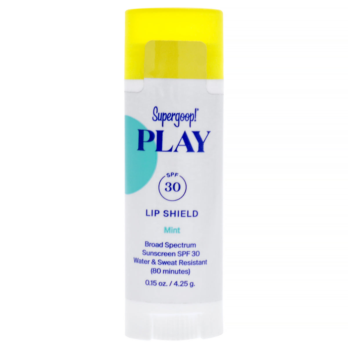 Play Lip Shield SPF 30 - Mint by Supergoop for Women - 0.15 oz Lip Balm