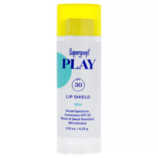 Play Lip Shield SPF 30 - Mint by Supergoop for Women - 0.15 oz Lip Balm