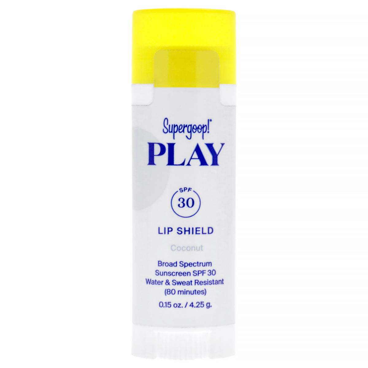 Play Lip Shield SPF 30 - Coconut by Supergoop for Women - 0.15 oz Lip Balm