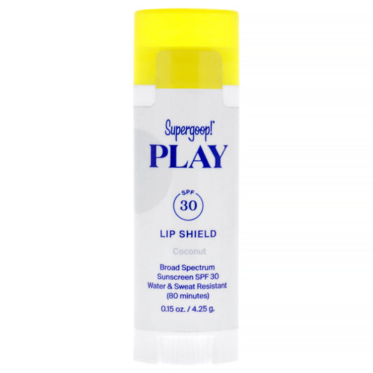 Play Lip Shield SPF 30 - Coconut by Supergoop for Women - 0.15 oz Lip Balm