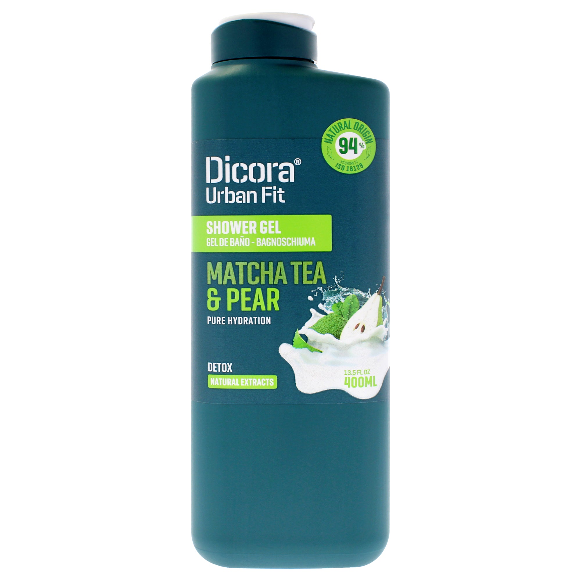 Pure Hydration Shower Gel - Matcha Tea and Pear by Dicora Urban Fit for Unisex - 13.5 oz Shower Gel