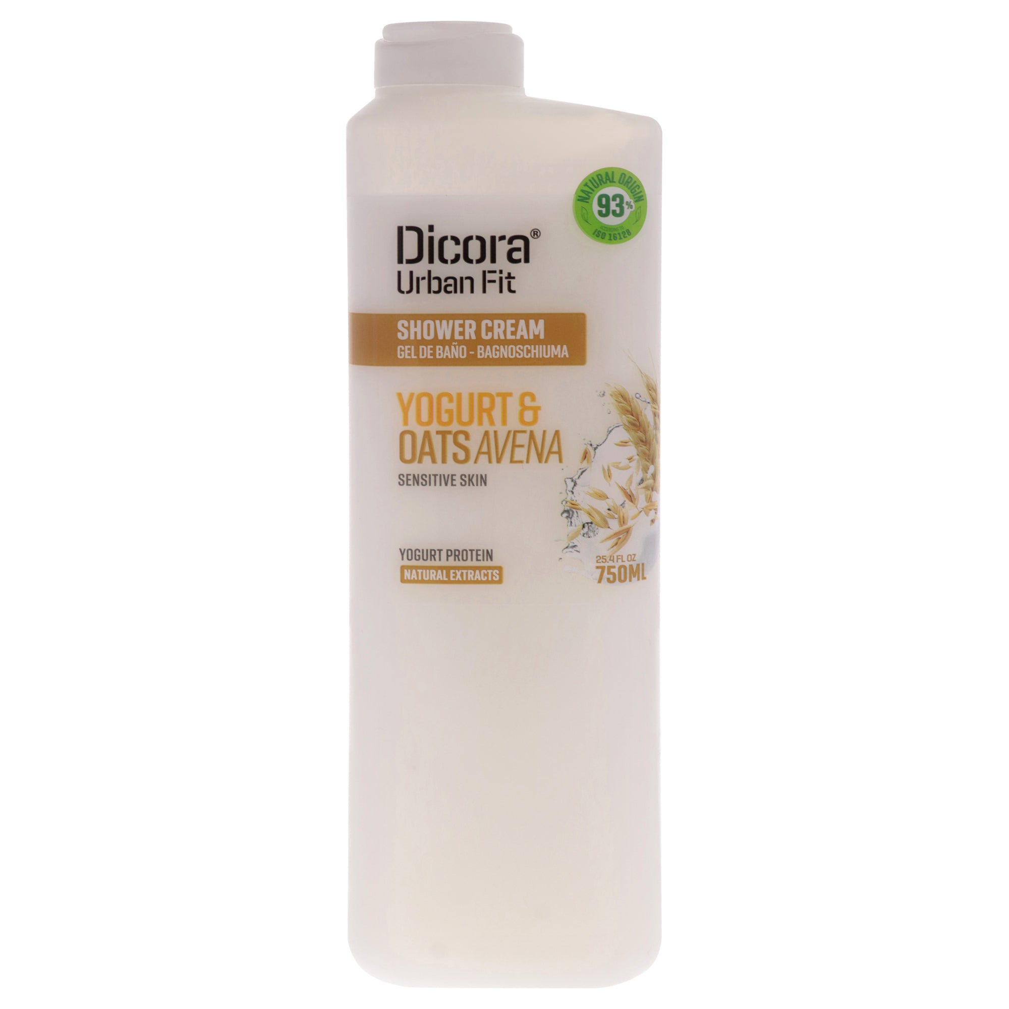 Shower Cream - Protein Yogurt and Oats Avena by Dicora Urban Fit for Unisex - 25.4 oz Shower Cream