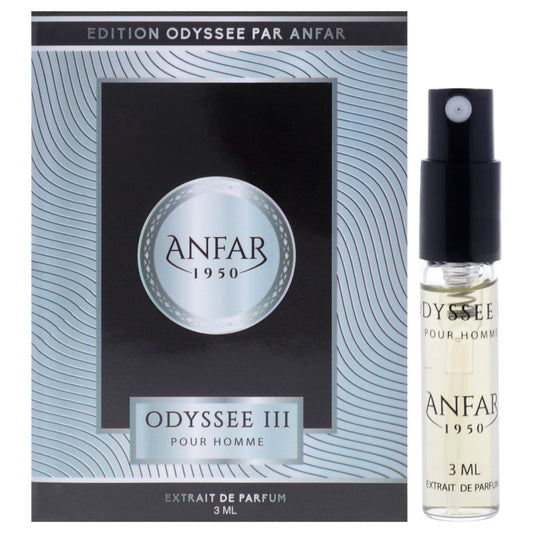 Odyssee Edition - III by Anfar for Men - 3 ml Extrait De Parfum Spray Vial