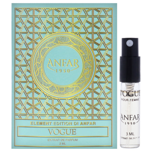 Element Edition - Vague by Anfar for Women - 3 ml Extrait De Parfum Spray Vial