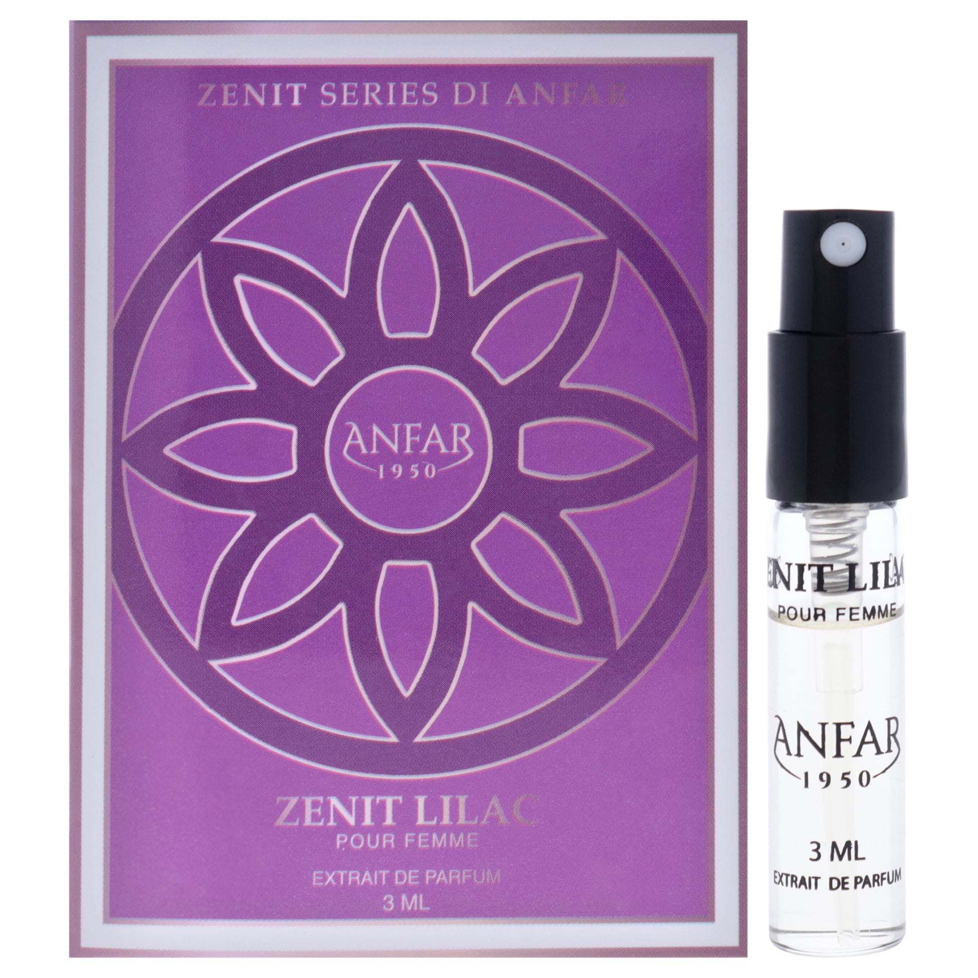 Zenit Series - Lilac by Anfar for Women - 3 ml Extrait De Parfum Spray Vial