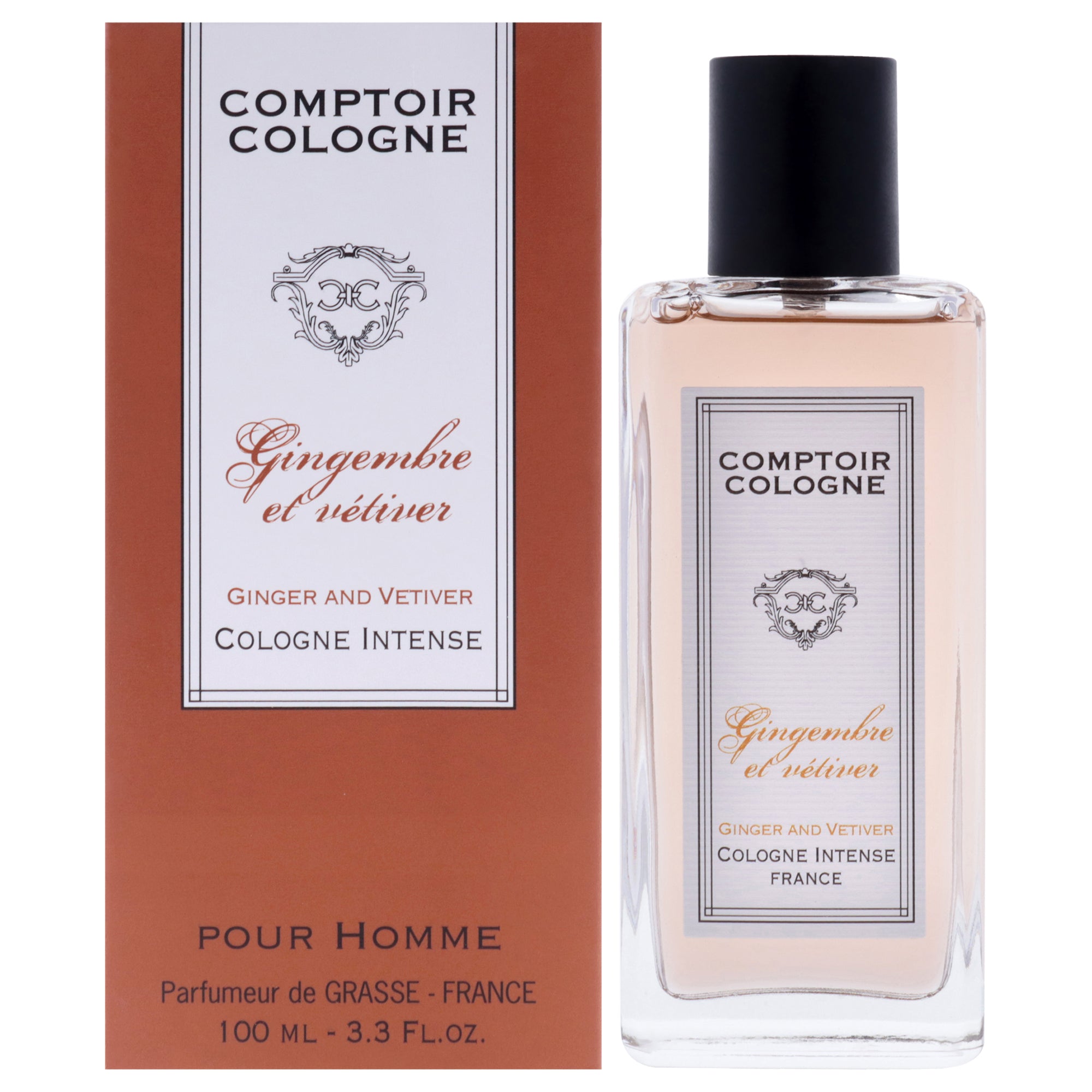Ginger and Vetiver Intense by Comptoir Cologne for Men - 3.3 oz EDC Spray