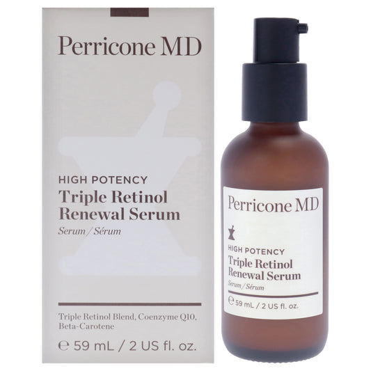 High Potency Triple Retinol Renewal Serum by Perricone MD for Unisex - 2 oz Serum