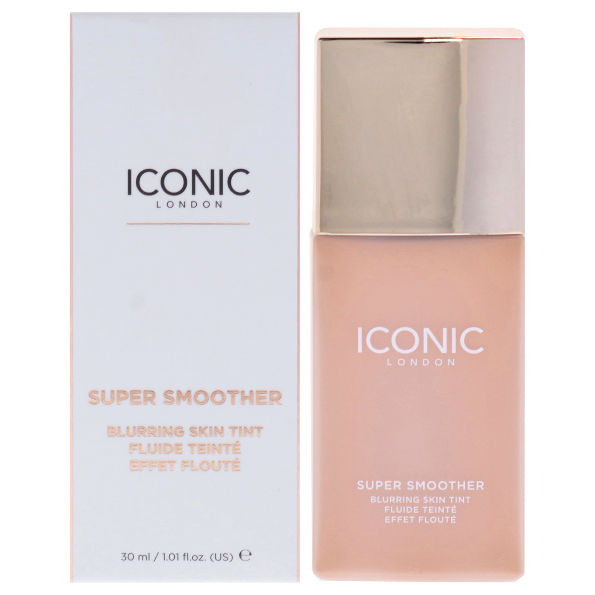 Super Smoother Blurring Skin Tint - Warm Medium by Iconic London for Women - 1.01 oz Makeup
