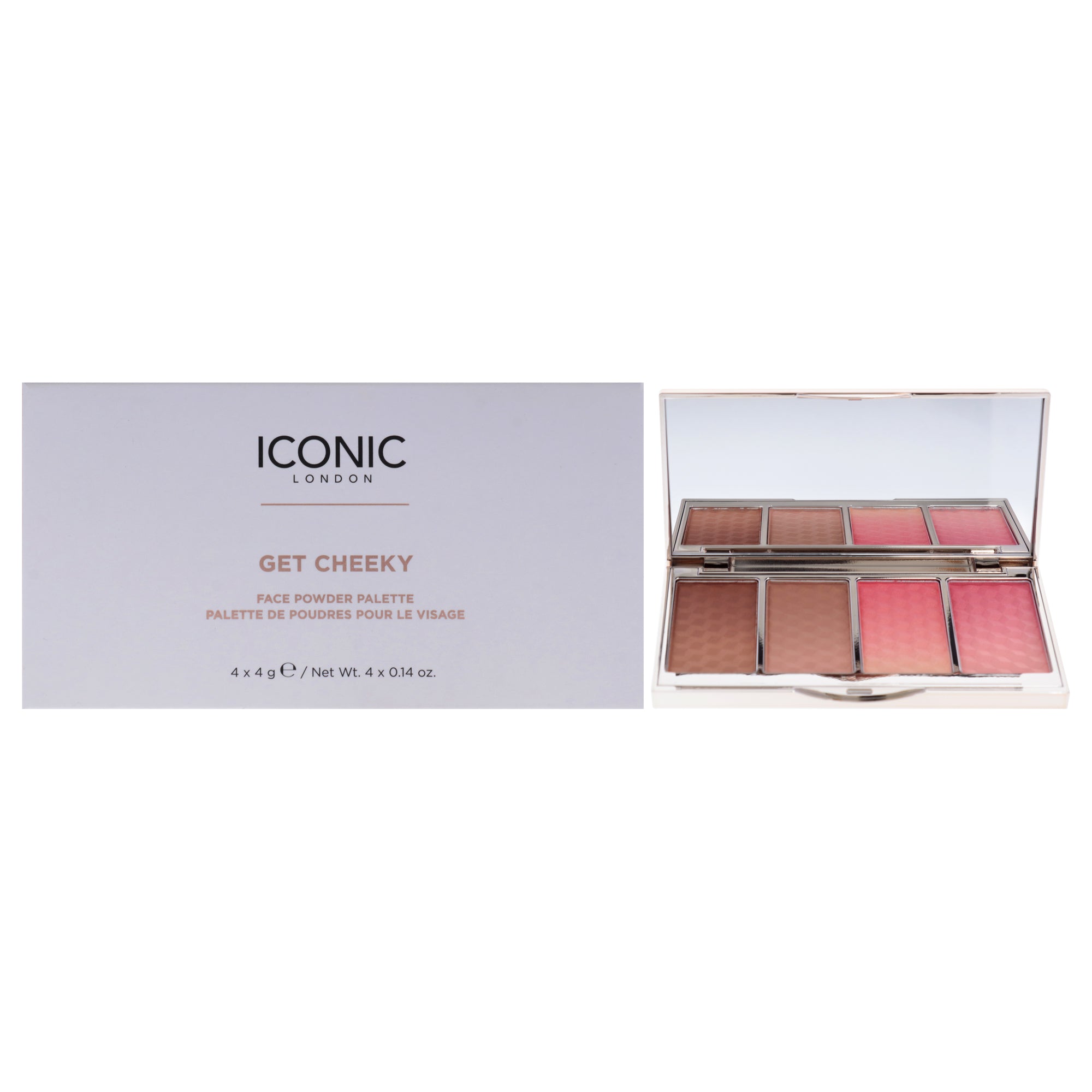 Get Cheeky Face Powder Palette by Iconic London for Women - 0.56 oz Makeup