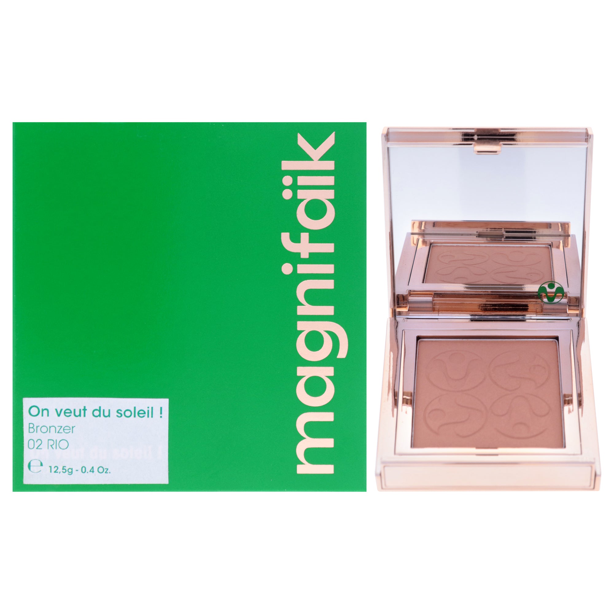 Bronzer - 02 Rio by Magnifaik for Women - 0.4 oz Bronzer