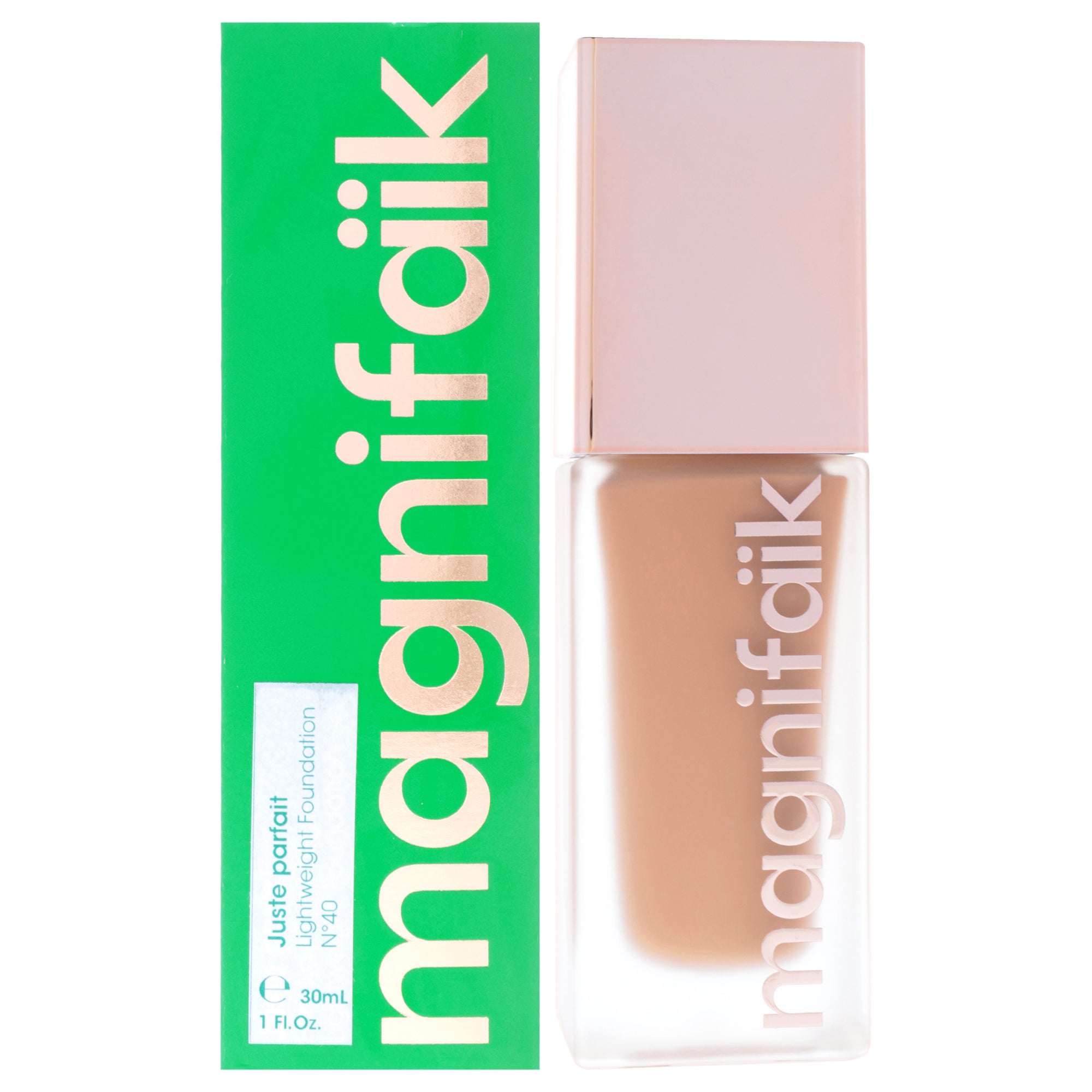 Lightweight Foundation - 40 Dark Skin by Magnifaik for Women - 1 oz Foundation