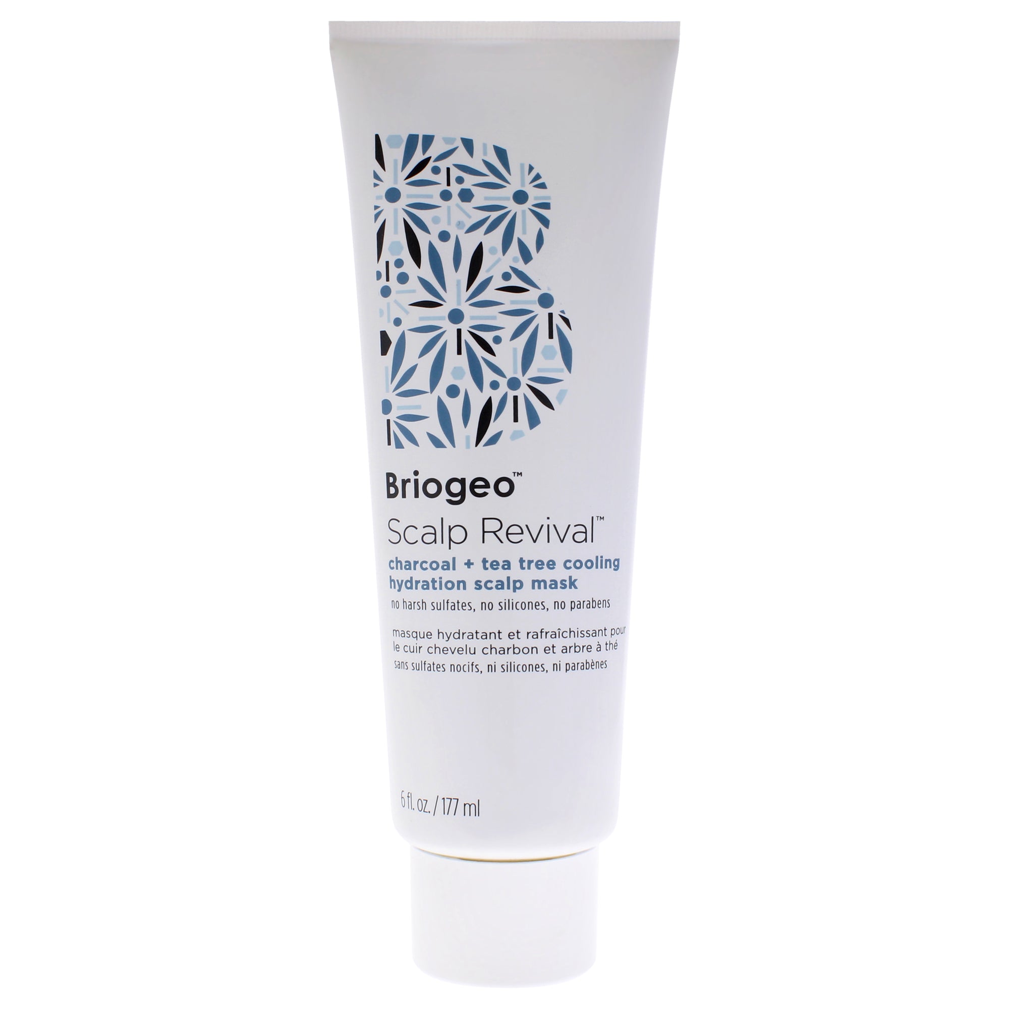 Scalp Revival Charcoal Plus Tea Tree Cooling Hydration Scalp Mask by Briogeo for Unisex - 6 oz Masque