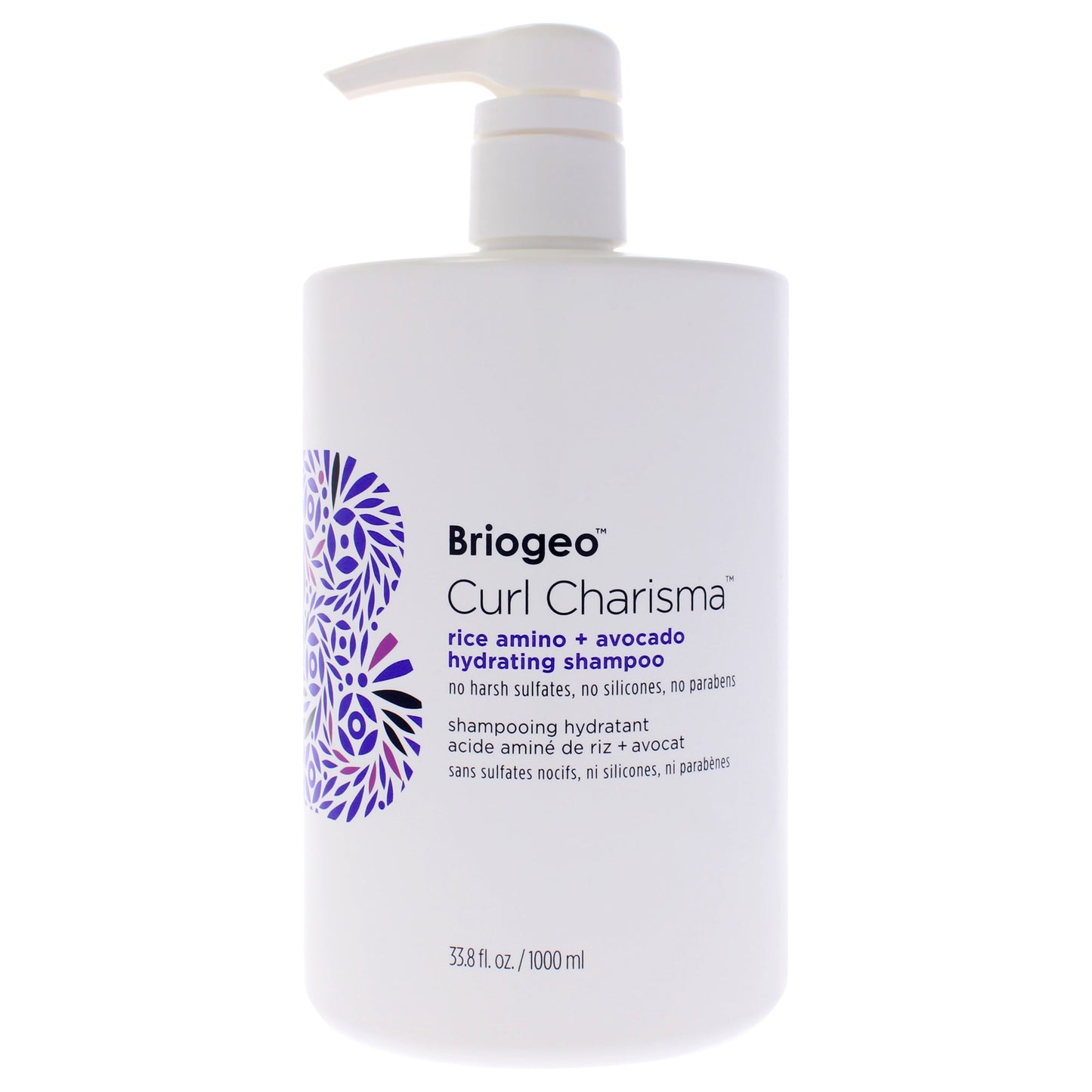 Curl Charisma Rice Amino Plus Avocado Hydrating Shampoo by Briogeo for Unisex - 33.8 oz Shampoo