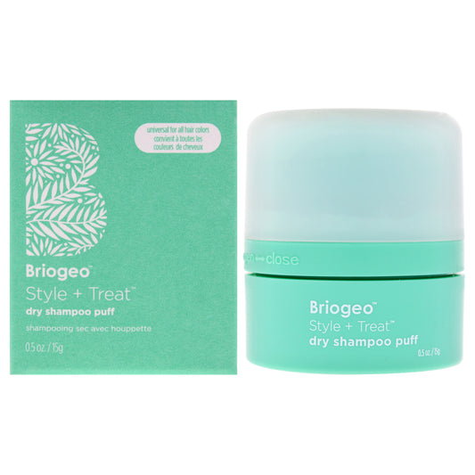 Style Plus Treat Dry Shampoo Puff Mattifying Powder - Universal by Briogeo for Unisex - 0.5 oz Dry Shampoo