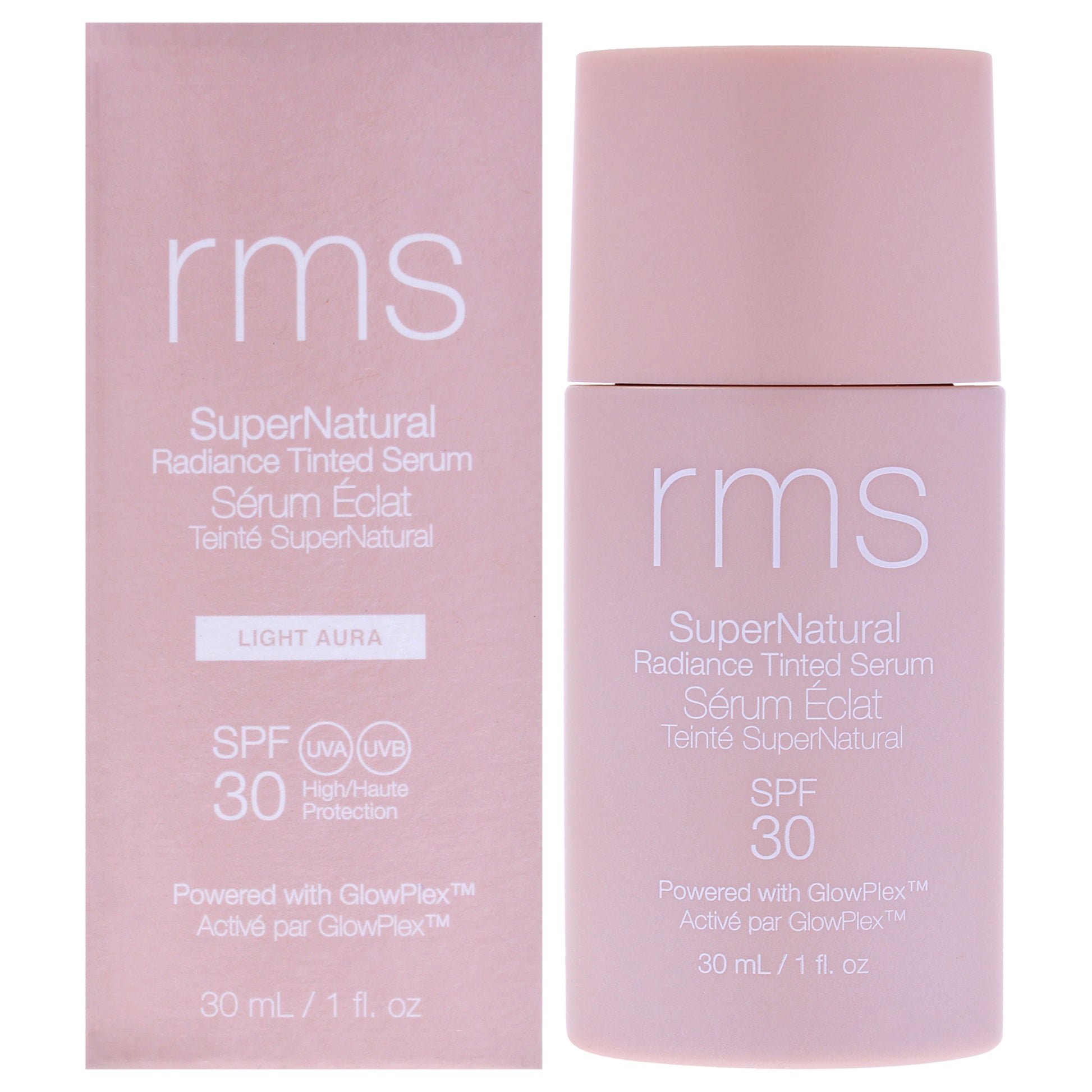 SuperNatural Radiance Tinted Serum SPF 30 - Light Aura by RMS Beauty for Women - 1 oz Makeup