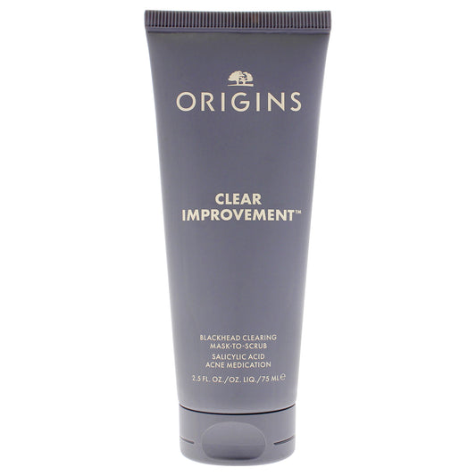 Clear Improvement Blackhead Clearing Mask-To-Scrub by Origins for Unisex - 2.5 oz Mask