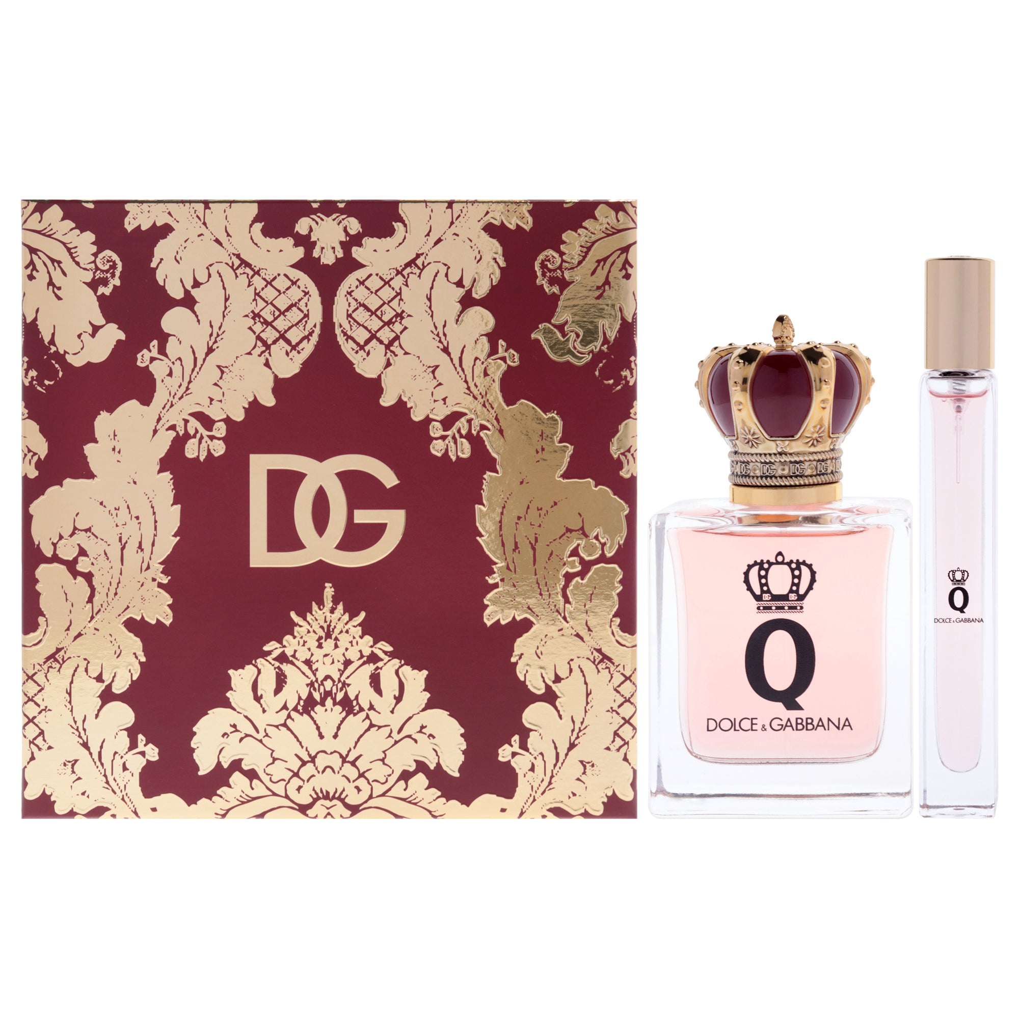 Q by Dolce and Gabbana for Women - 2 Pc Gift Set 1.7oz EDP Spray, 0.33oz EDP Spray (Mini)