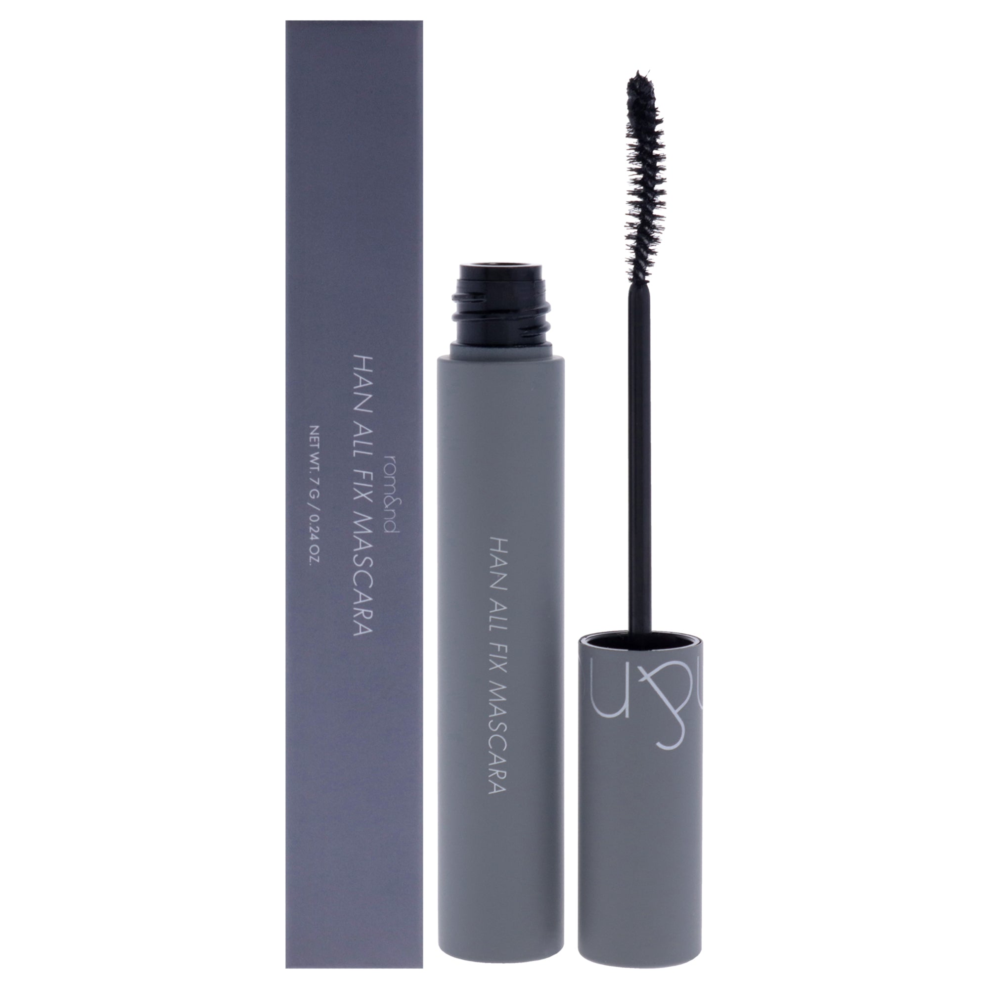 Han All Fix Mascara - L01 Long Black by Rom&nd for Women - 0.23 oz Mascara