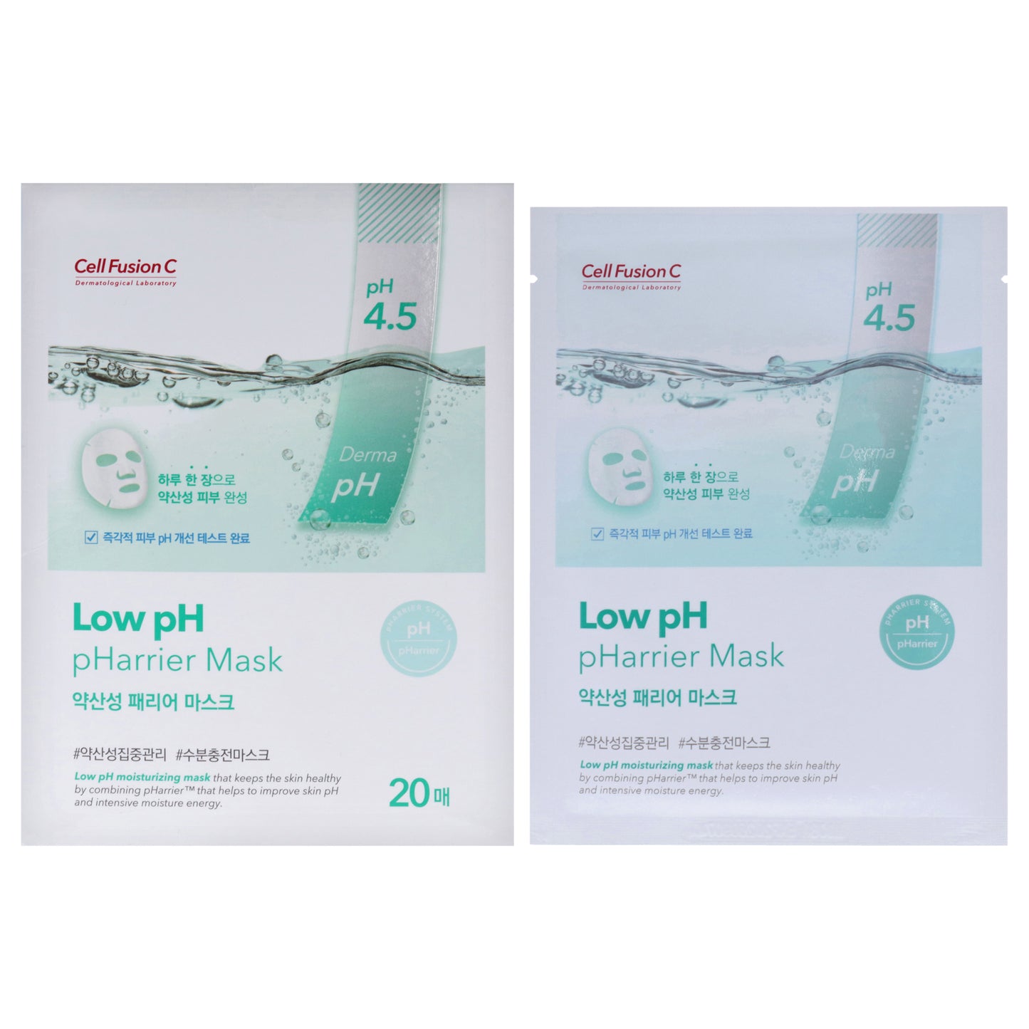 Low Ph Pharrier Mask by Cell Fusion C for Women - 20 Pc Mask