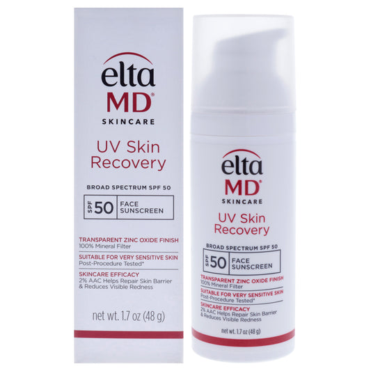 UV Skin Recovery Face Sunscreen SPF 50 by EltaMD for Unisex - 1.7 oz Sunscreen