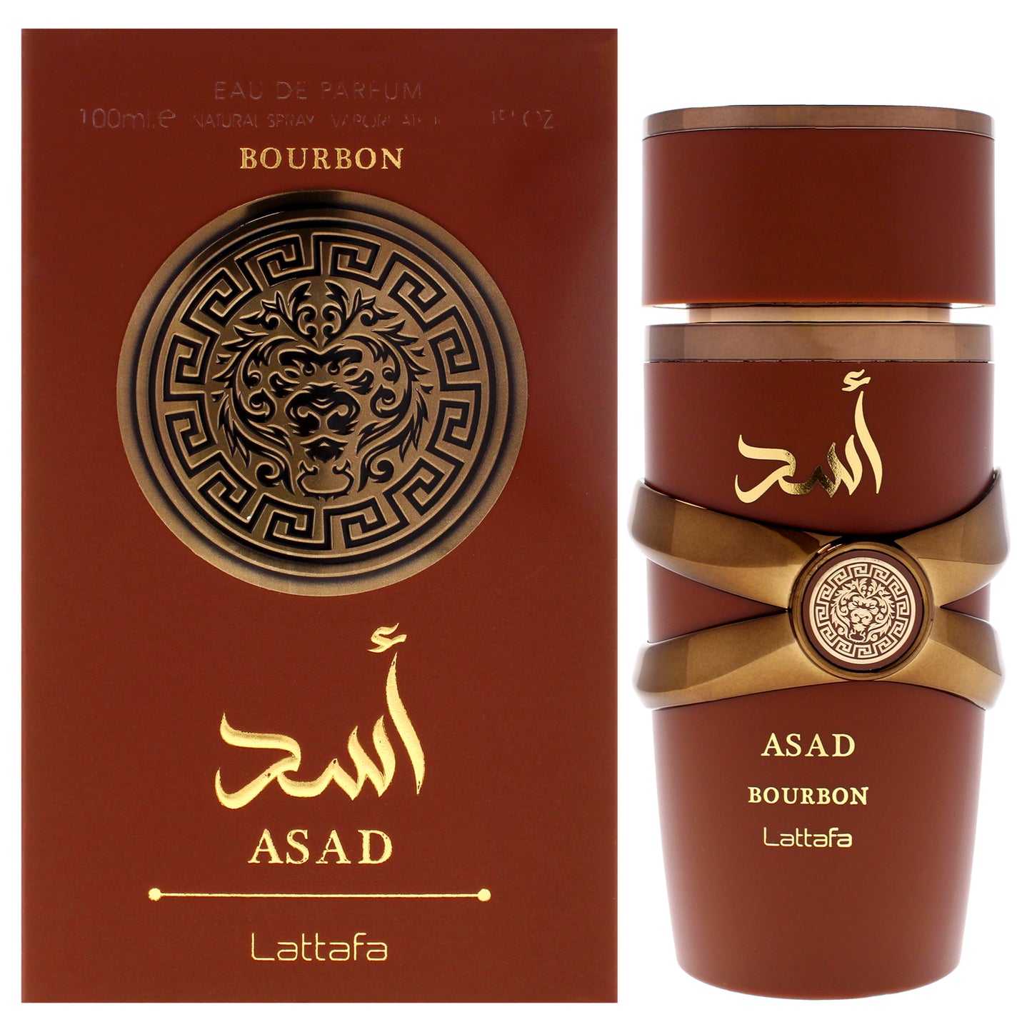Asad - Bourbon by Lattafa for Men - 3.4 oz EDP Spray