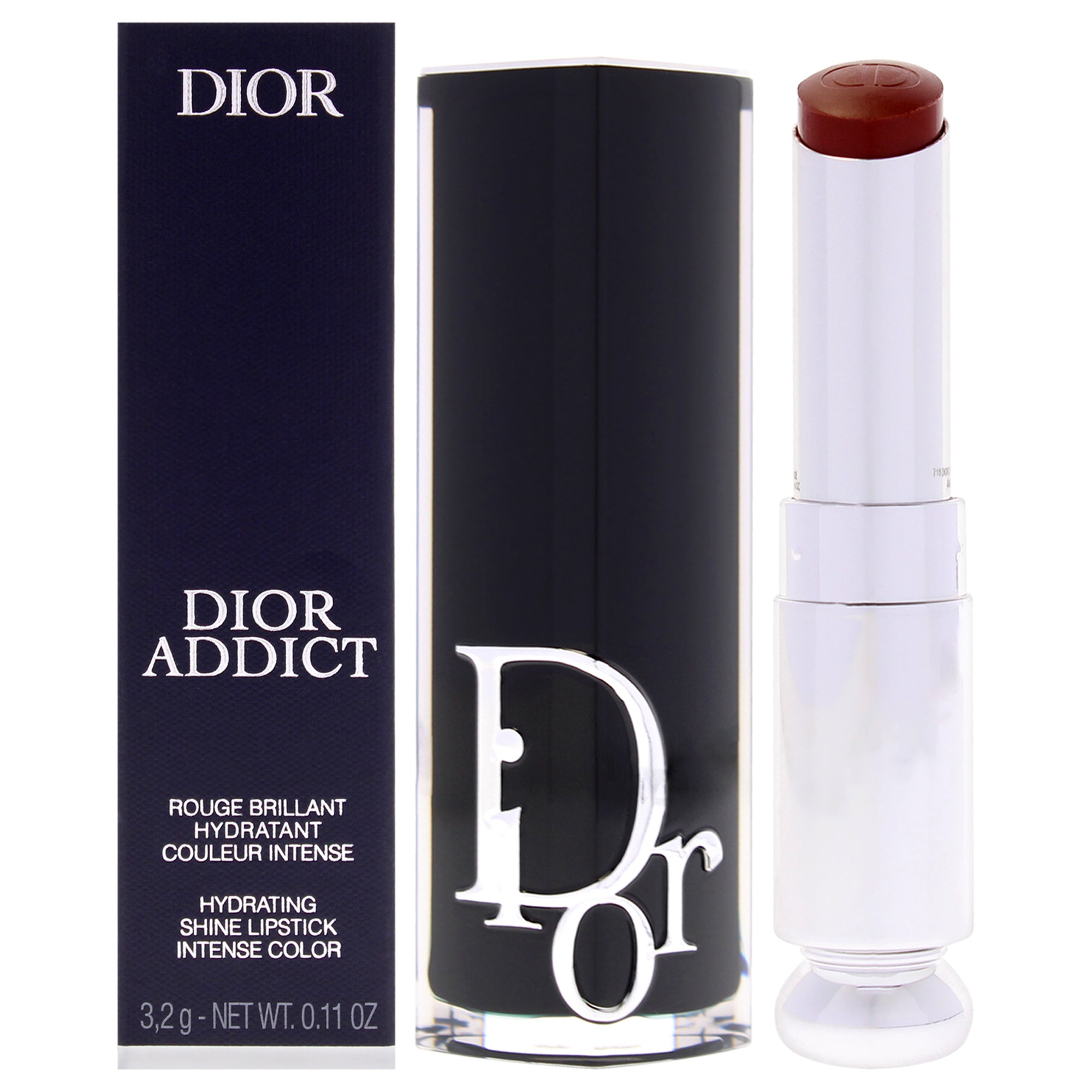 Dior Addict Hydrating Shine Lipstick - 716 Dior Cannage by Christian Dior for Women - 0.11 oz Lipstick (Refillable)