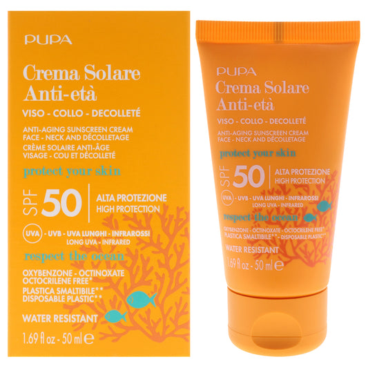 Anti-Aging Sunscreen Cream SPF 50 1.69 oz Cream