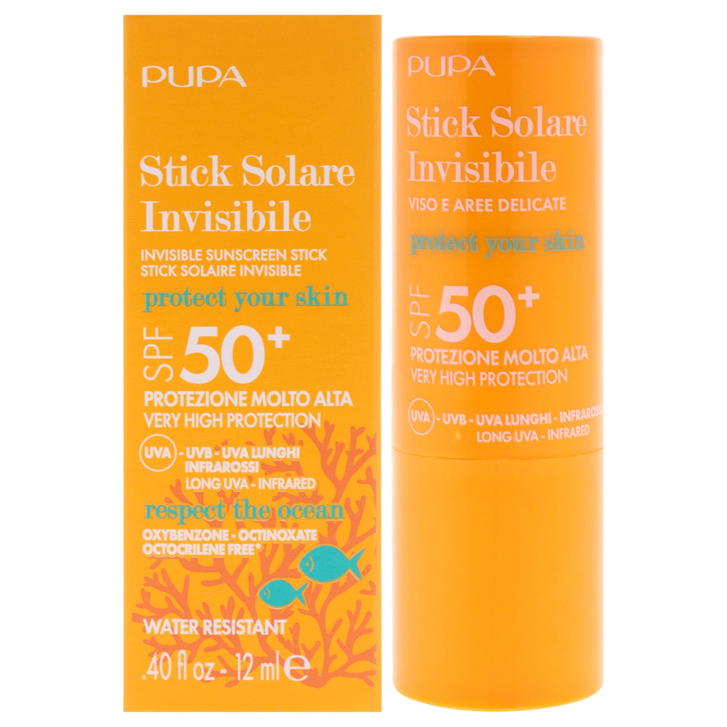 Invisible Sunscreen Stick SPF 50 Plus 0.4 oz Sunscreen