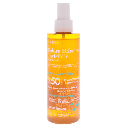 Invisible Two-Phase Body and Face Sunscreen SPF 50 6.7 oz Sunscreen