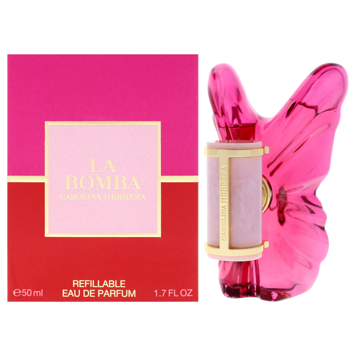 La Bomba by Carolina Herrera for Women - 1.7 oz EDP Spray (Refillable)