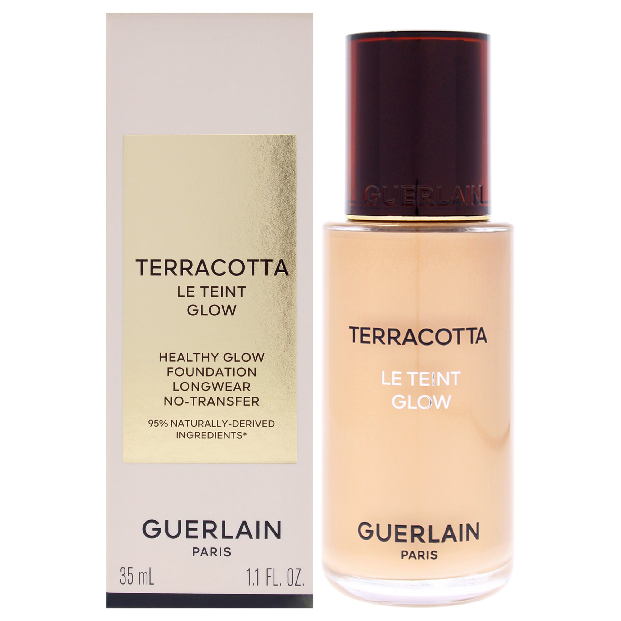 Terracotta Le Teint Glow Healthy Glow Foundation - 2N Neutral by Guerlain for Women - 1.1 oz Foundation