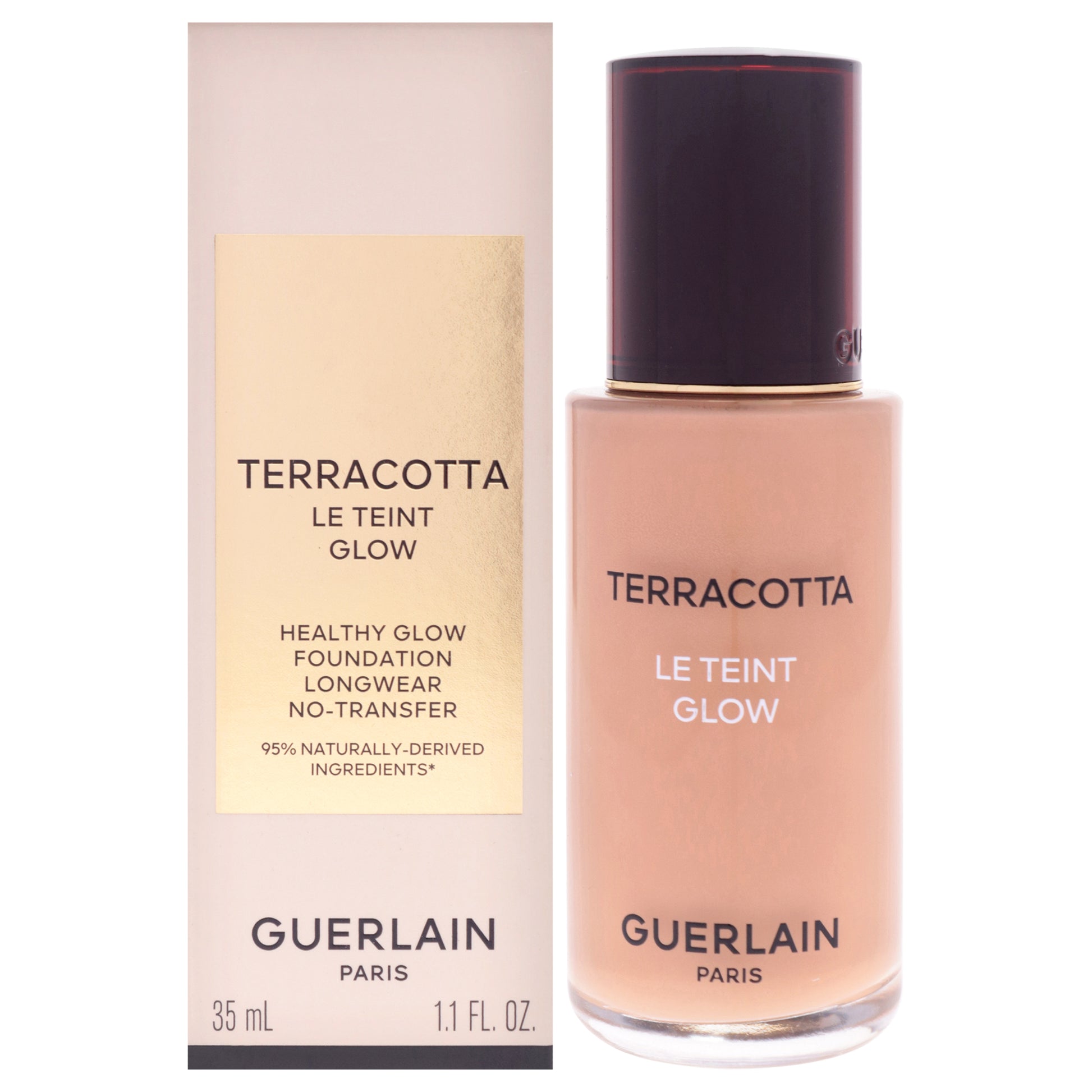 Terracotta Le Teint Glow Healthy Glow Foundation - 3N Neutral by Guerlain for Women - 1.1 oz Foundation