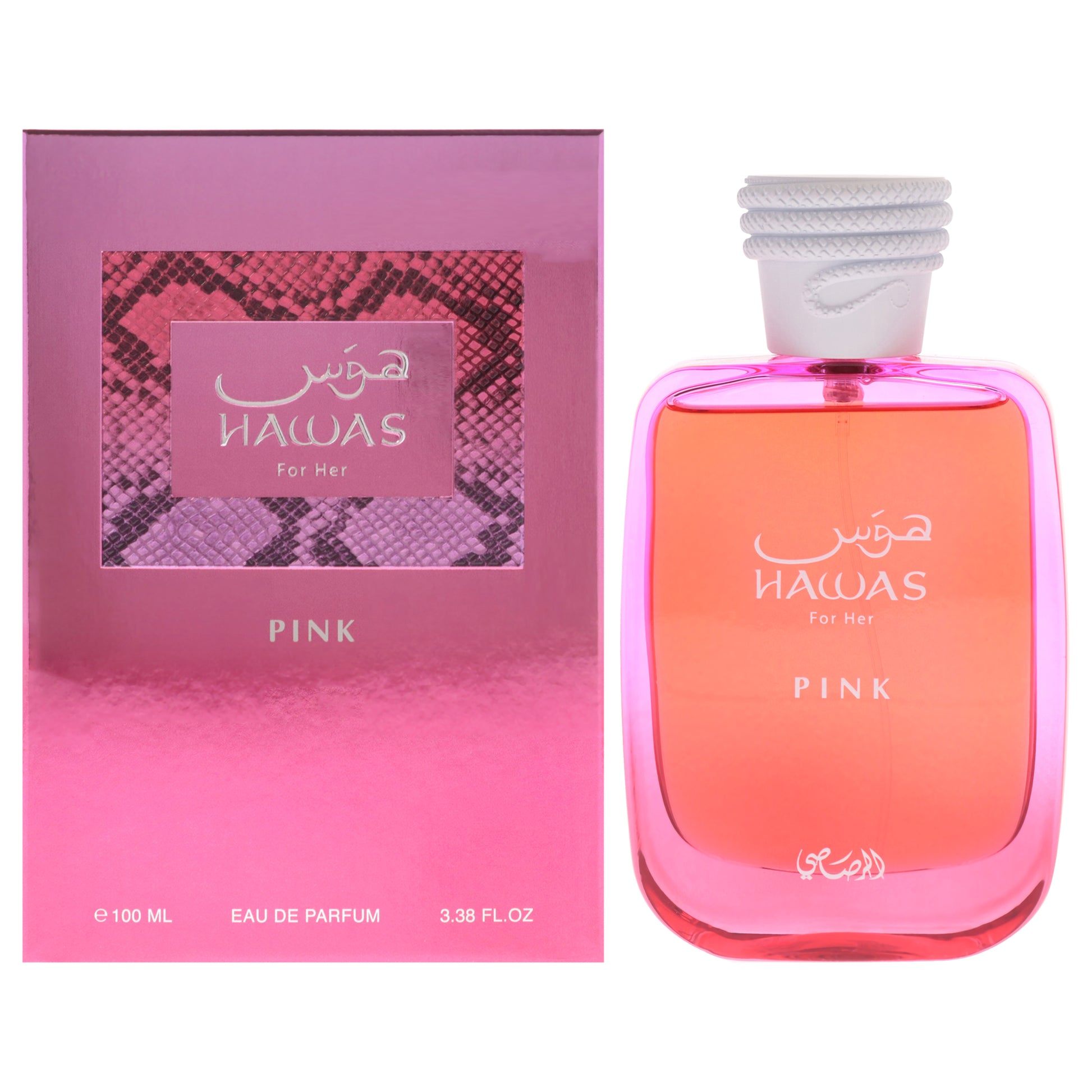 Hawas Collection - Hawas Pink by Rasasi for Women - 3.38 oz EDP Spray